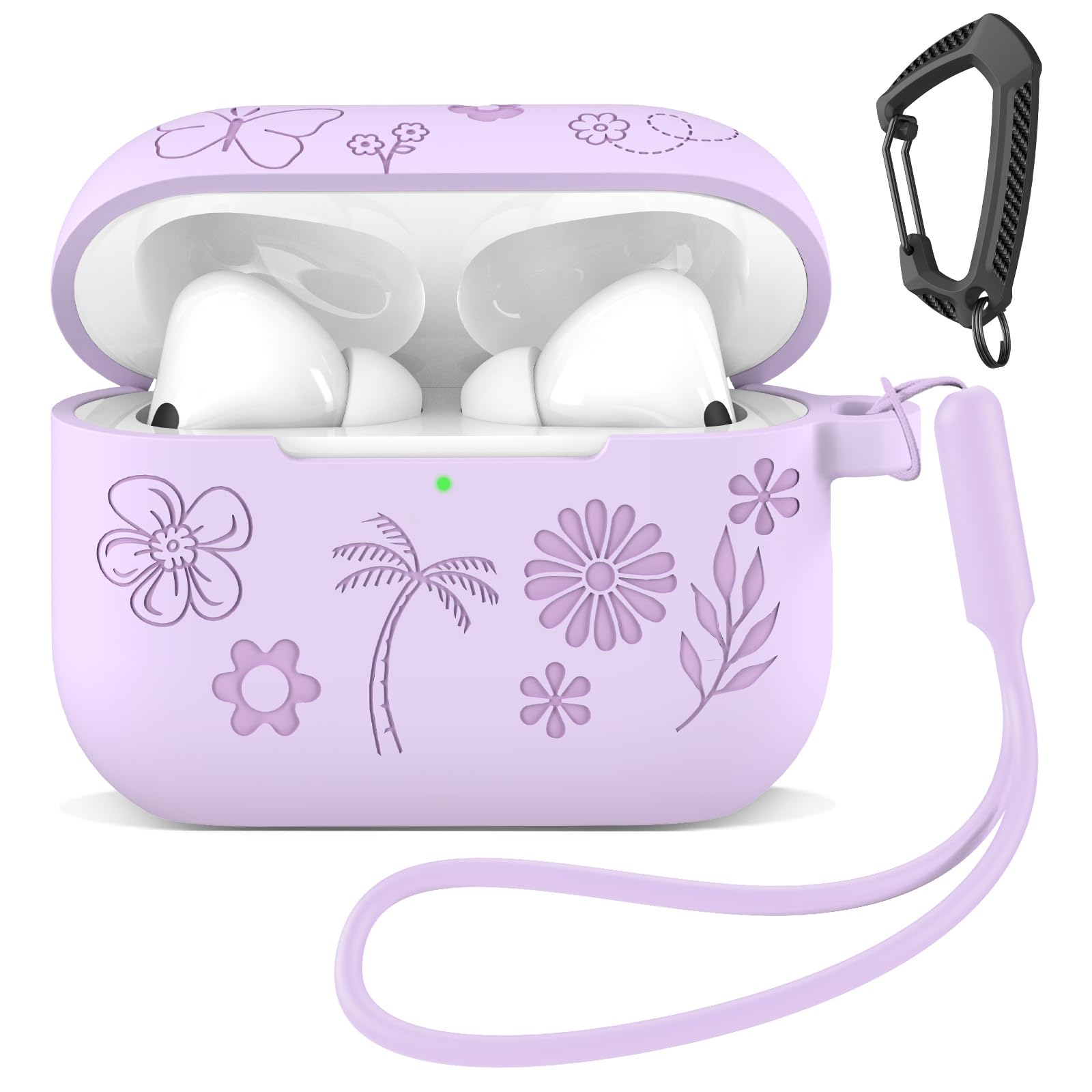 Amazon.com: MATEPROX Flower Design Compatible with AirPods Pro 3