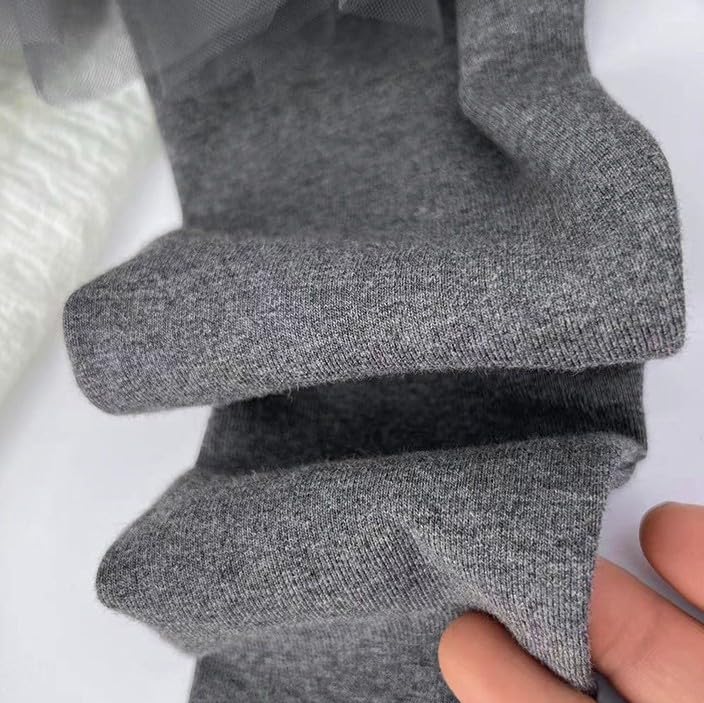 Girls Skinny Pantskirt Stretchy Soft Warm Footless Leggings with Tutu Skirt Short Dress Pants Active Trousers3