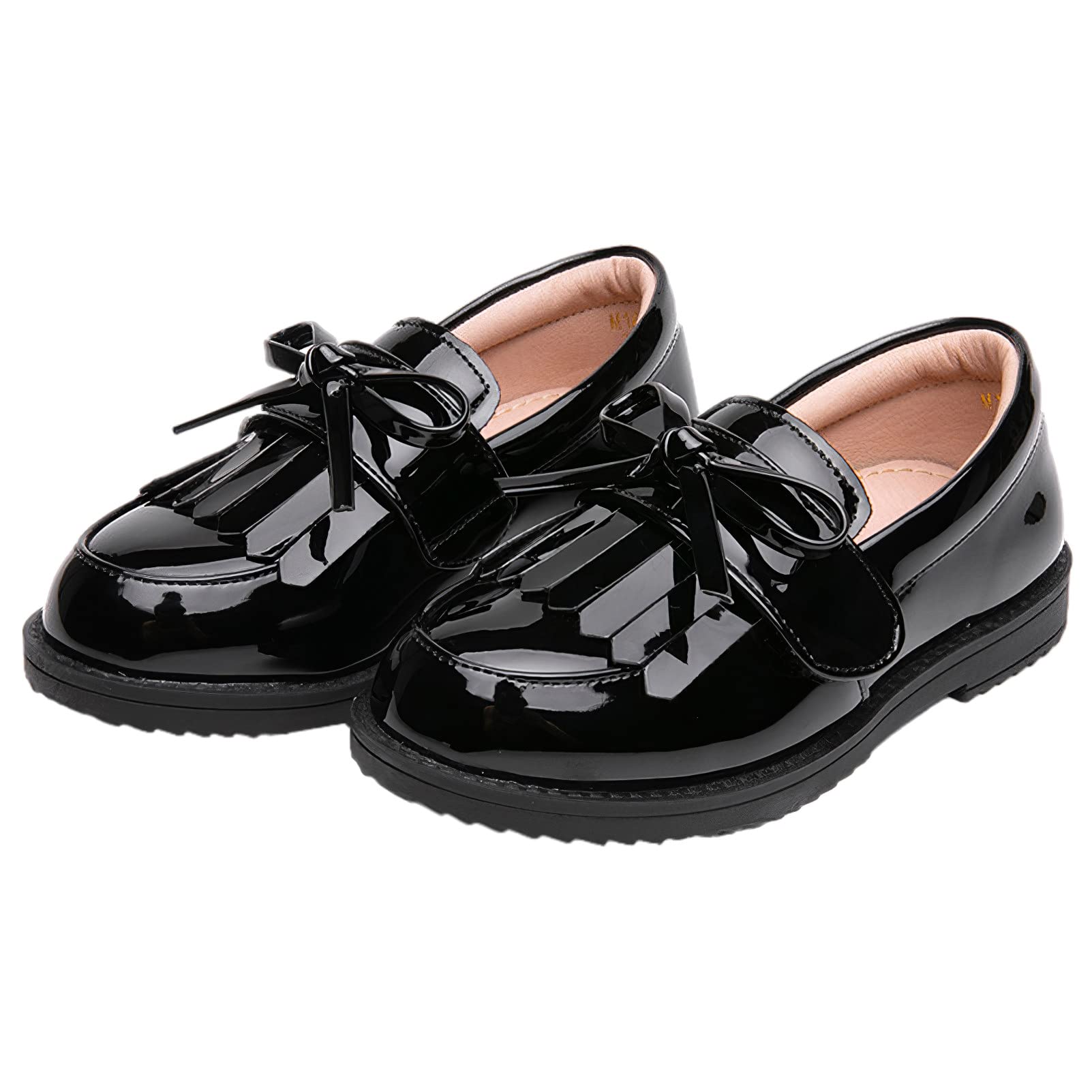 Zapato Oxford Niña Vestido Boda Microfibra Mocasines Uniforme Escuela