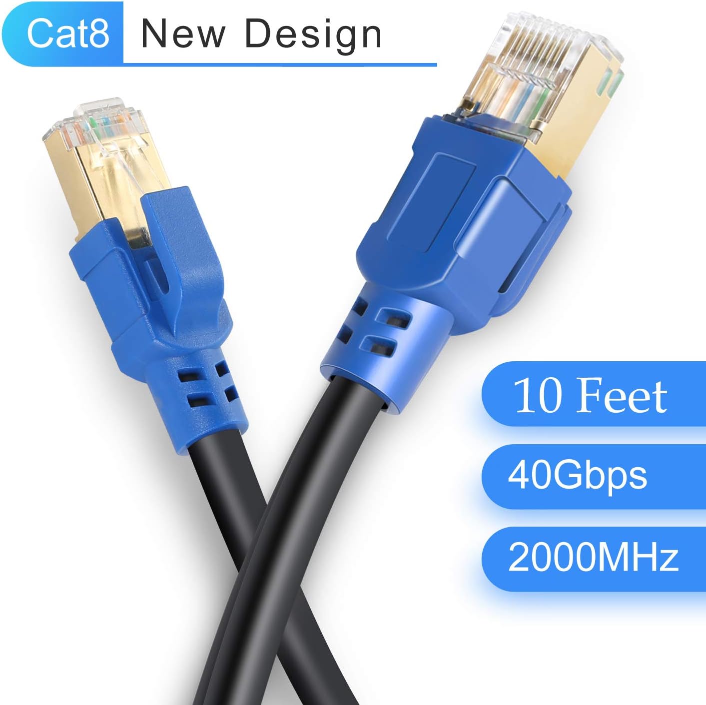 Buy Cable Cat 8, High Speed Cable with Gold Plated