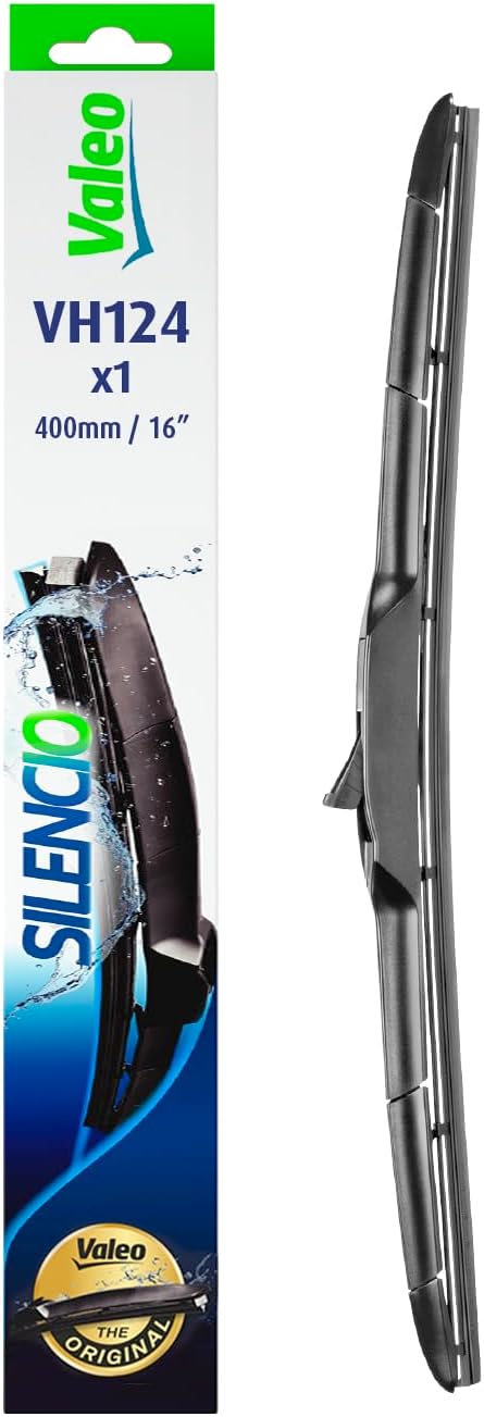 VALEO Silencio Wiper - VH124 - Premium All-Seasons Original Equipment Replacement Hybrid Wiper Blade 400mm - Front - 1 Wiper Blade - 574724