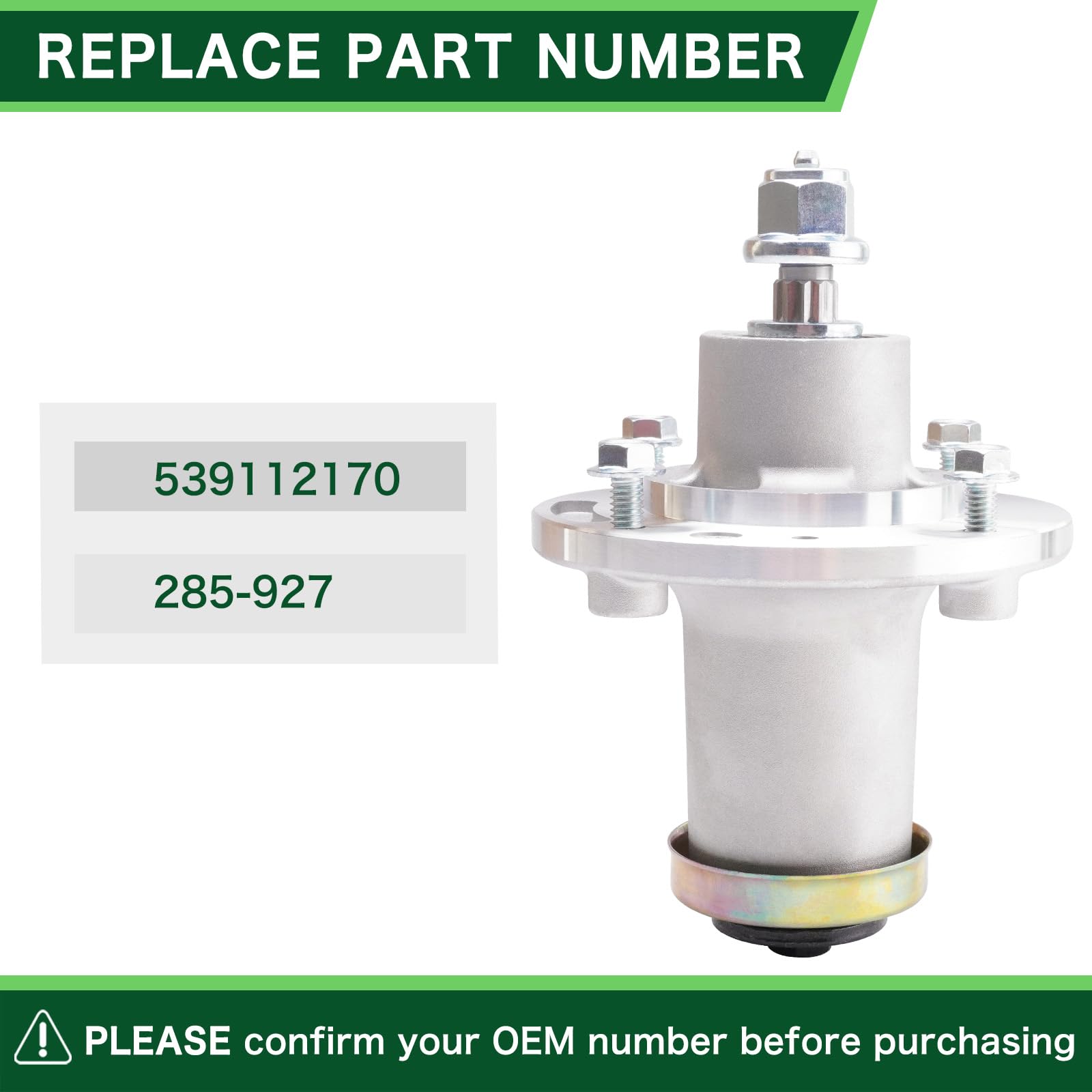 Amazon.com : TENGMUJX 539112170 532112171 Spindle Assembly Fit for