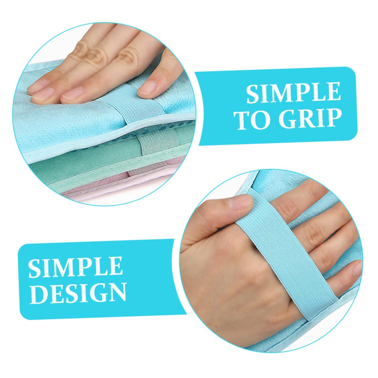 Impacco Freddo Riutilizzabile 3 Pezzi in Gel per Terapia Caldo Freddo Materiale Pvc e Gel, Morbido e Confortevole per Vita e Schiena degli Adulti