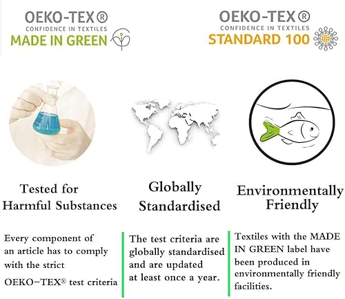 Miniatura 9 de Solo sábana bajera, sábana bajera de 400 hilos color blanco para cama ajustable tamaño King dividido, no destiñe y resistente al encogimiento,