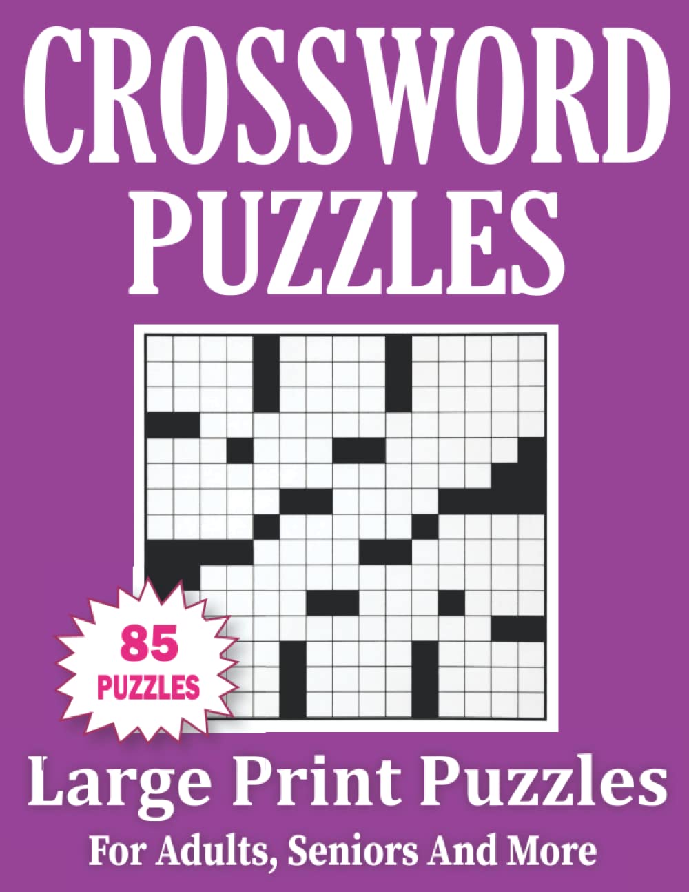 Large Print Crossword Puzzles: Crossword Book For Adults And Seniors Volume-7