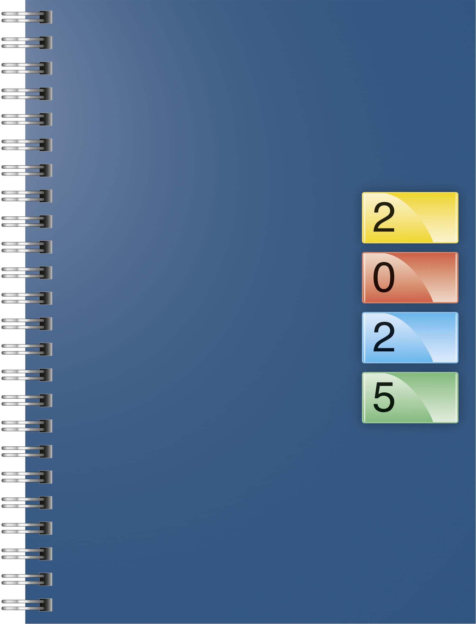 BRUNNEN DATAline Book Calendar Model 796 40 2025, blue, nicht bekannt