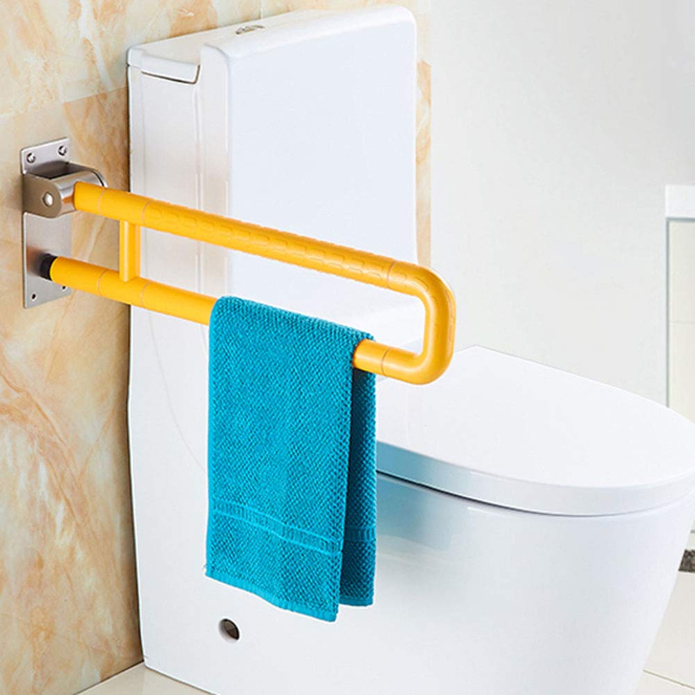 Barras de Apoyo para duchas Barra de Apoyo para inodoros Barra de baño Riel de Inodoro Barandillas de bañera Plegables para Personas Mayores discapacitadas