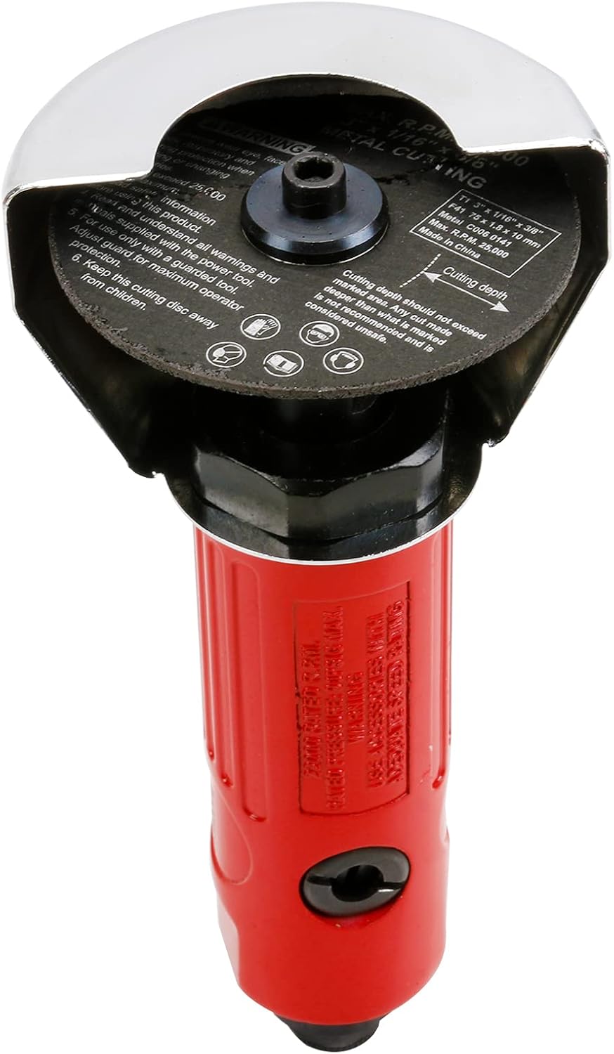 3inch Air Cut Off Tool,Angle Grinder Pneumatic Cutting Machine With 6-Pieces 3" Cutting Disc Set