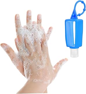 FOMIYES Silicone Travel Bottles 4pcs Silicone Bottle Key Chains for Travel Squeeze Bottle Travel Toiletries Empty Travel Bottle Keychain Empty Squeeze Containers Portable Bottle Manual