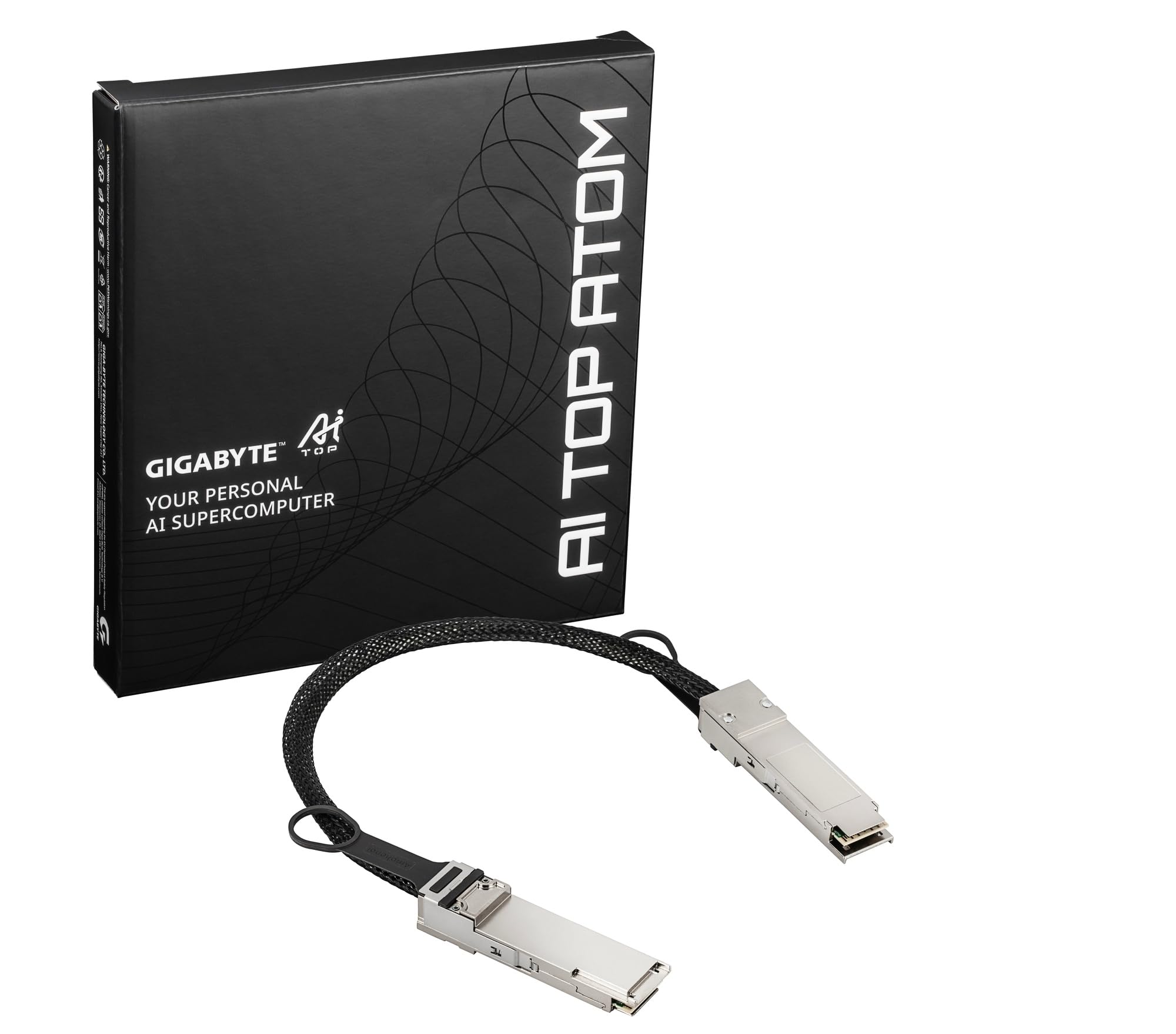 Amazon.co.jp: GIGABYTE AI TOP ATOM 用 QSFPケーブル ATC9000-QSFP