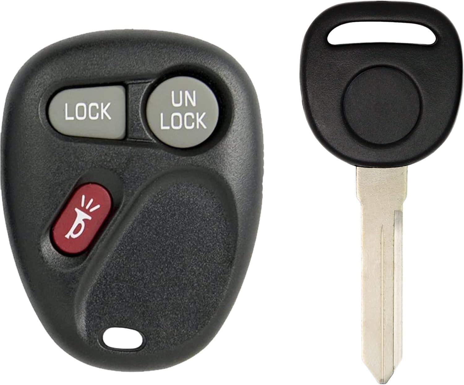 Simple Setup Replacement for Keyless Entry Car Key Fob Vehicles that Use 3 Button KOBLEAR1XT 15042968 Remote, Self-Programming with New Empty Key Shell B102