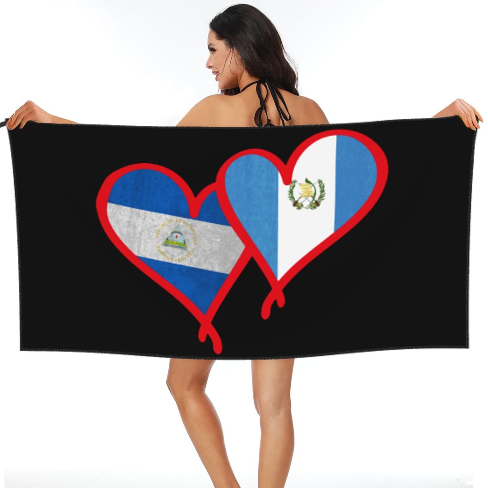 Drap de plage léger Nicaragua Guatemala serviette compacte pour vos sessions piscine