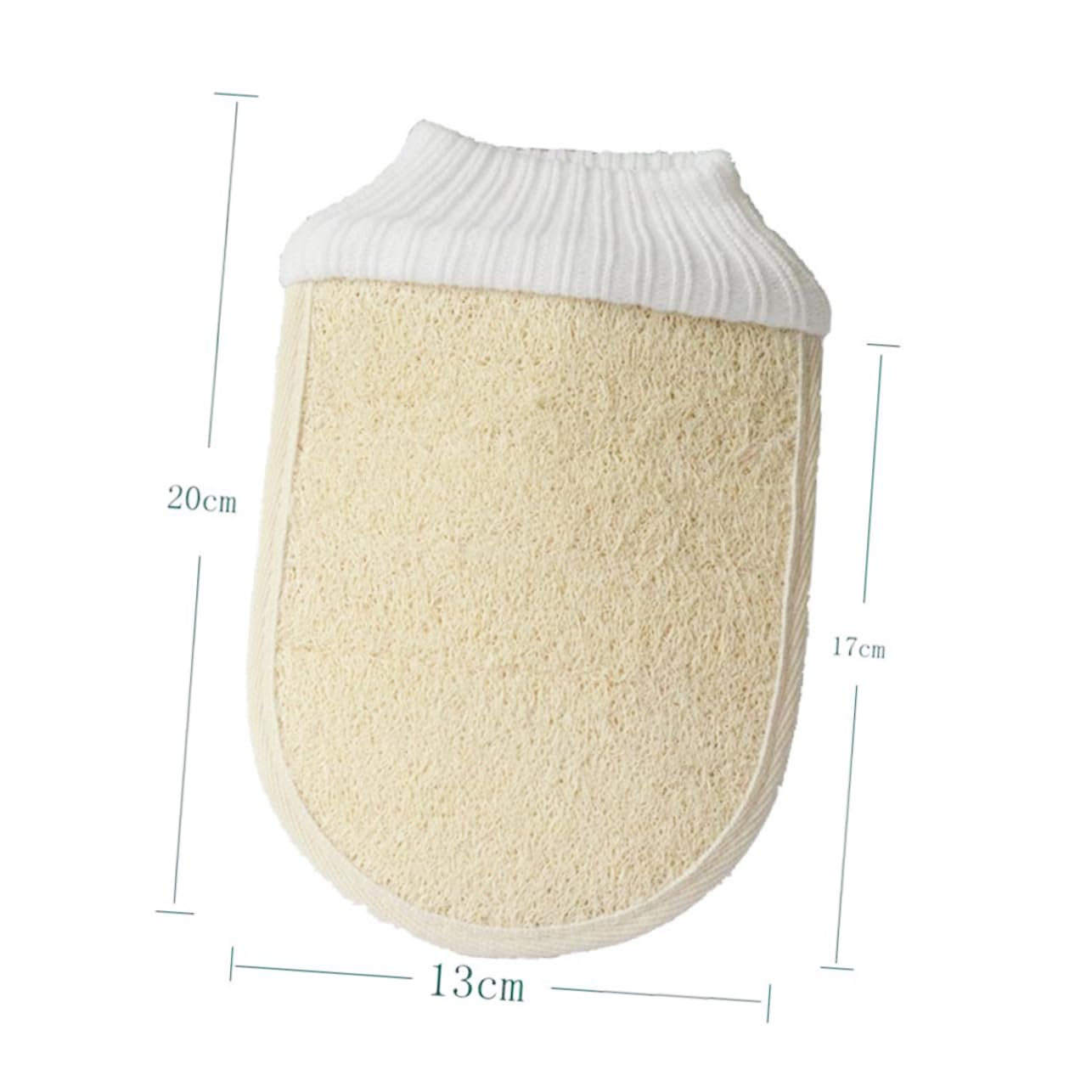 6piezas Esponjas De Luffa Natural Para Baño Exfoliantes y Suaves Incluye Guante Banda Para Espalda y Rodajas De Luffa Para Cuidado Piel y Spa