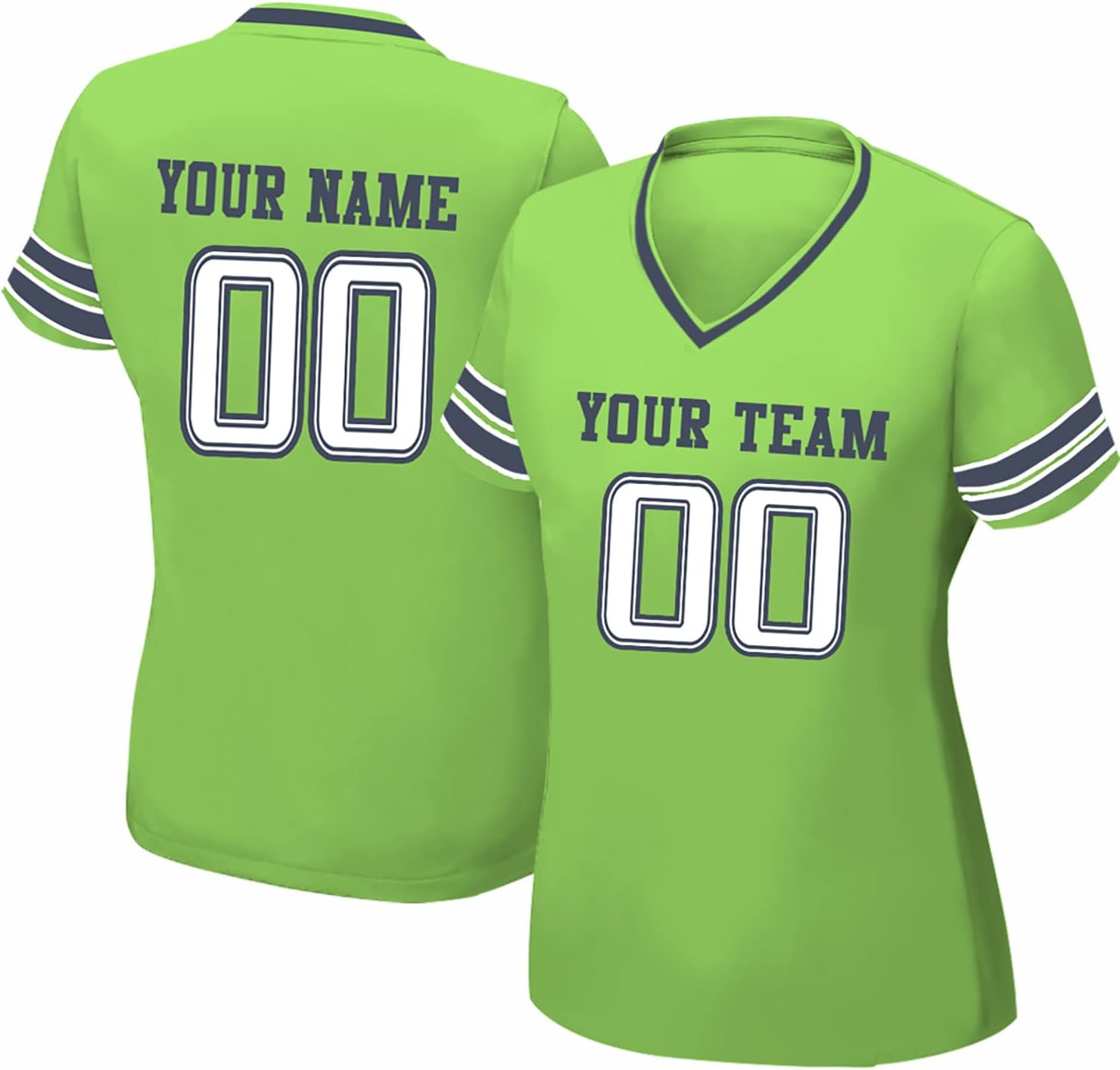Custom Jersey for Women Football Jerseys Personalized Practice Jersey for Girl Youth with Team Name Number Sport Gift for her