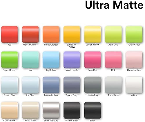 Miniatura 7 de Lámina adhesiva de vinilo ultra mate de 12 x 60 pulgadas (1 pie x 5 pies), color verde manzana, lámina de calcomanías para automóvil, sin burbujas,