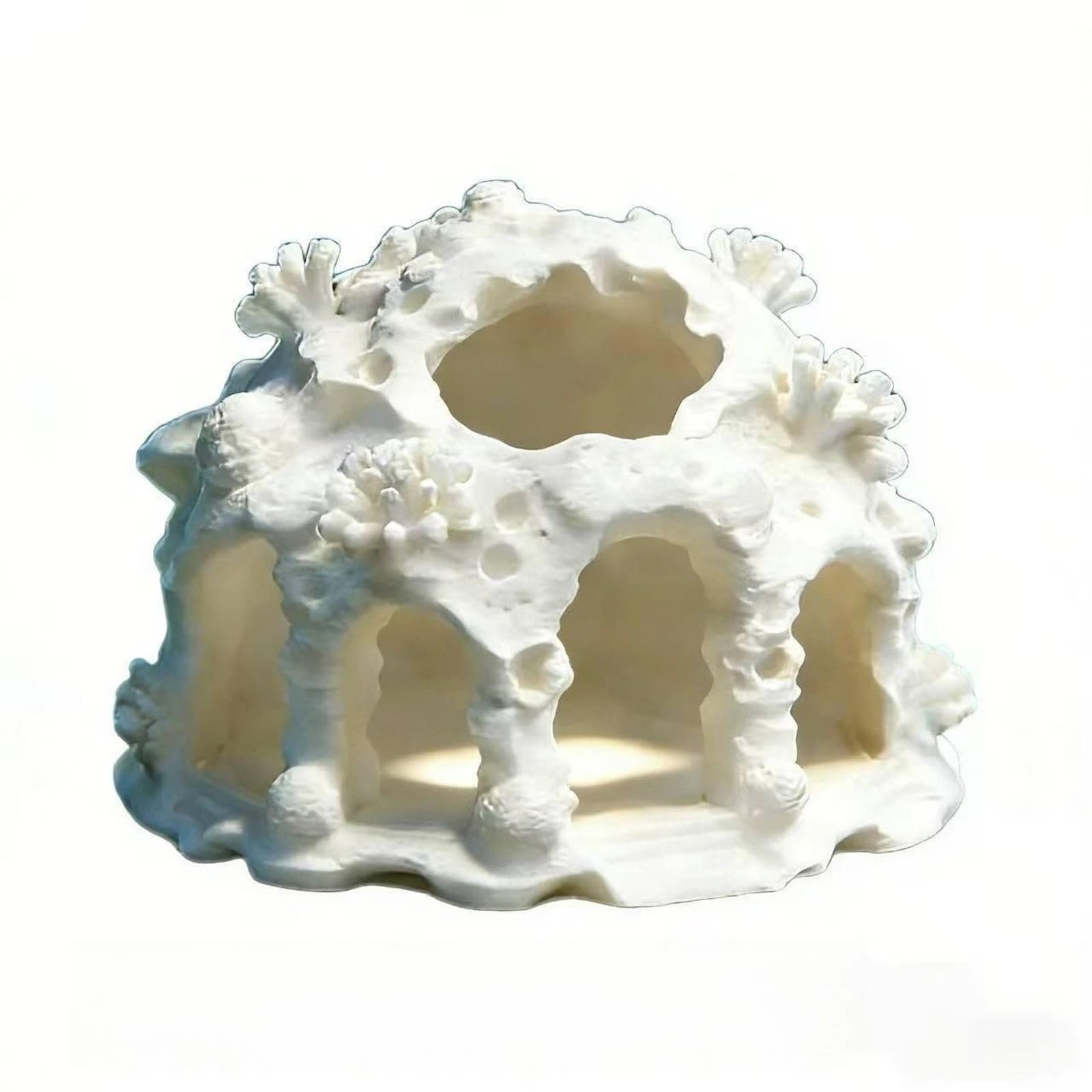 QuxetlRyz Aquarium Tunnel Decoration Aquarium Hideaway Cave Decor Fish Shrimp Breeding Shelter Underwater Hiding House for Safe Resting Ornament(1pc)