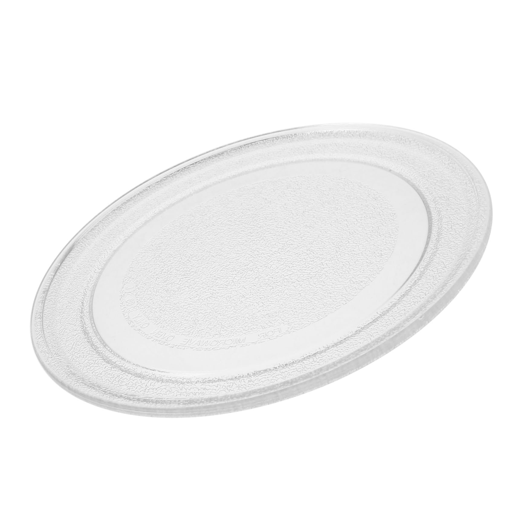 OUNONA Microwave Glass Plate Replacement Microwave Turntable Tray for Oven Sturdy and Glass Design Easy to Install Kitchen Essential for Efficient Cooking