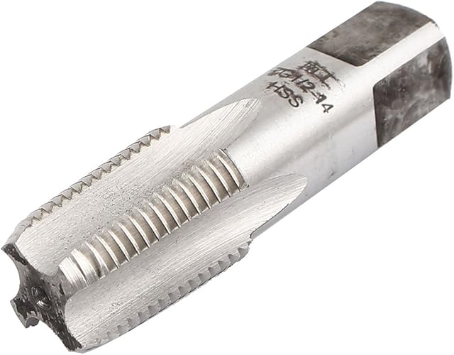 sourcingmap ZG1/2-14 BSP 55 Degree 4 Flutes HSS Pipe Thread Tap 72mm Length