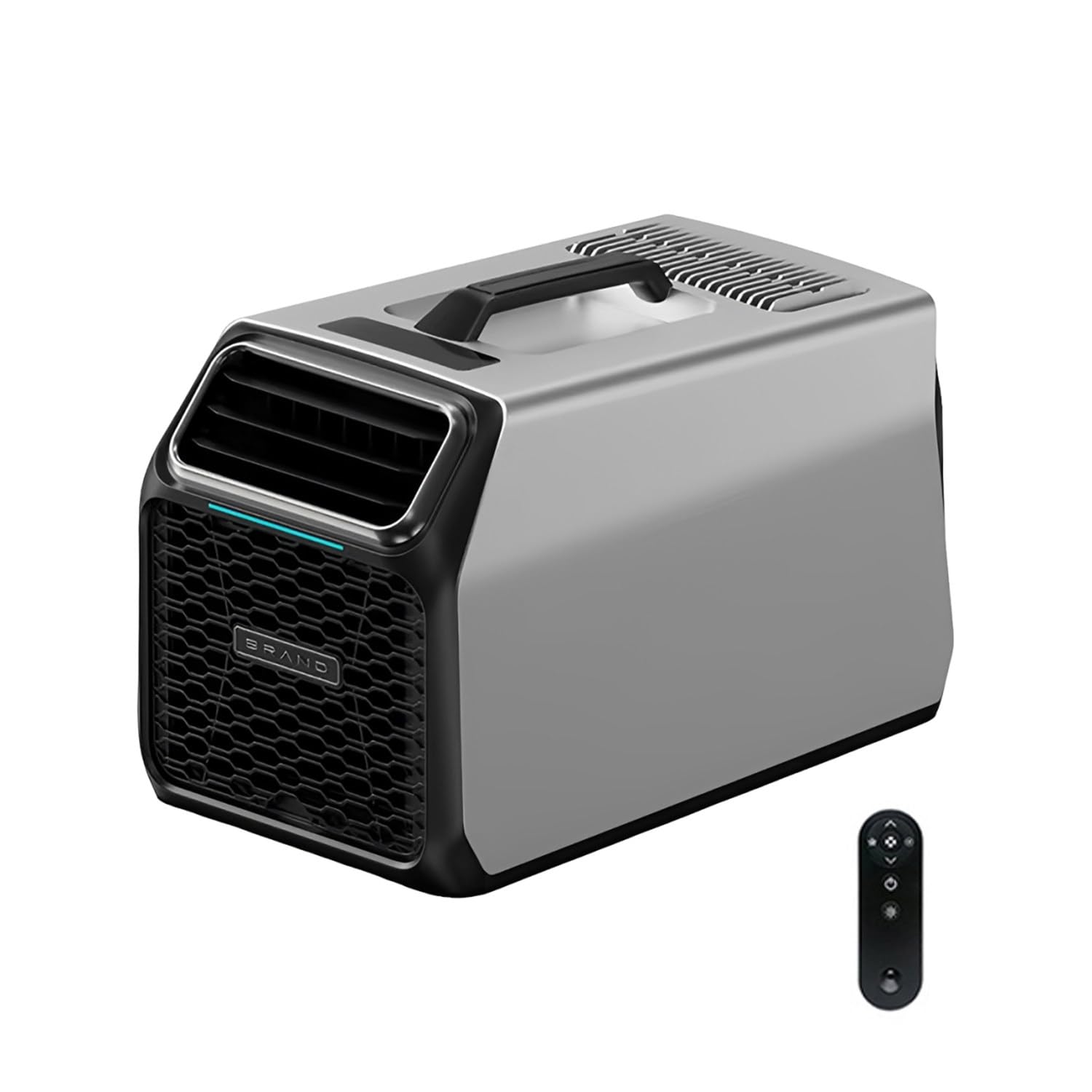 dosiwlatever New RV AC Unit with Compressor, Portable Air Conditioner for Camping, Tent & Off-Grid Use, 3500 BTU Cooling Unit for for 32–54 Sq Ft Camping, Vans, Truck Sleepers & Cabins Gray