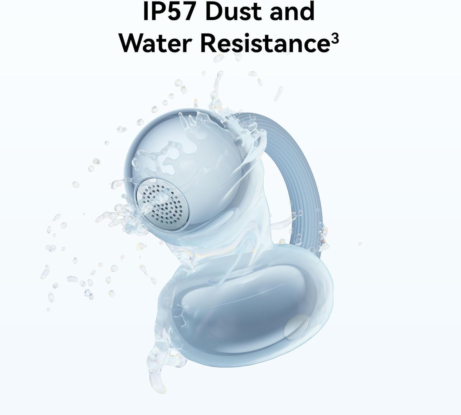 HUAWEI FreeClip 2, Open-Ear-Kopfhörer, Kabellos Bluetooth Kopfhörer, Besonders leicht für ganztägigen, 38 Stunden Akkulaufzeit, iOS & Android™, IP57, Blau
