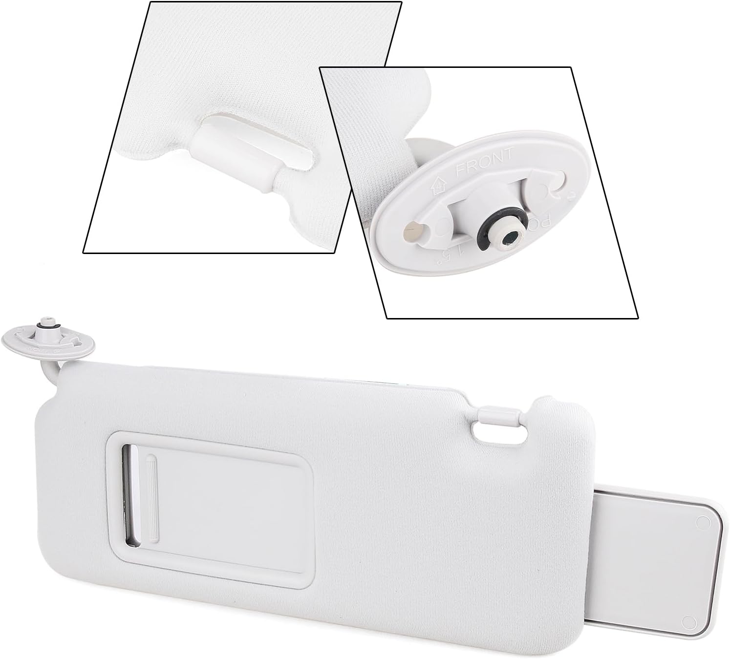 Front Left Driver Side Sun Visor Sunshade for Scion TC 2005-10 Gray 7432021210B2