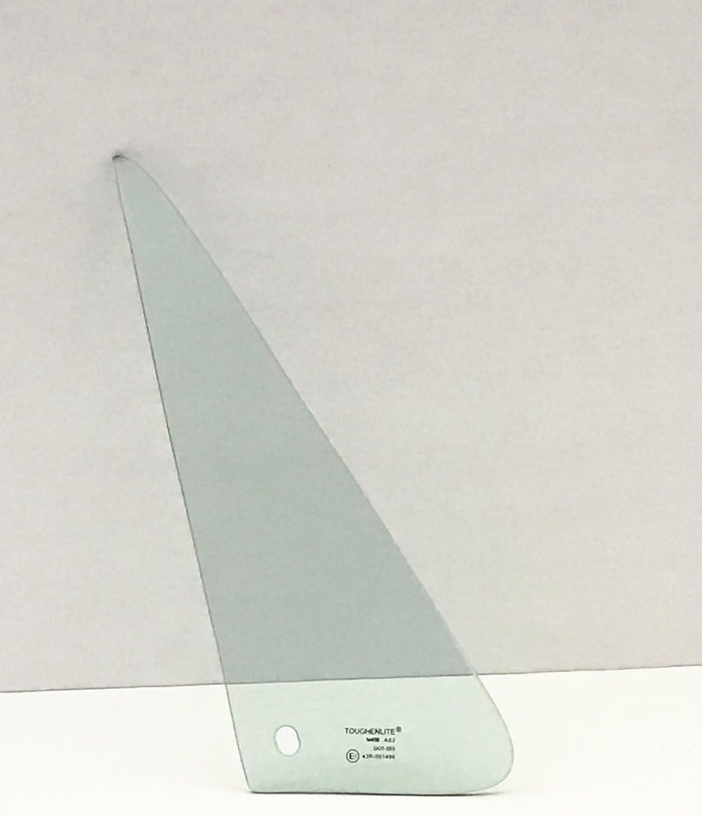 Passenger Right Side Front Vent Window Glass Compatible with Chevrolet Pickup (C10 C20 C30 K10 K20 K30) 1981-1986/Pickup (R-Series , V-Series) 1987-1991/Blazer Kodiak Suburban 1981-1991 Models