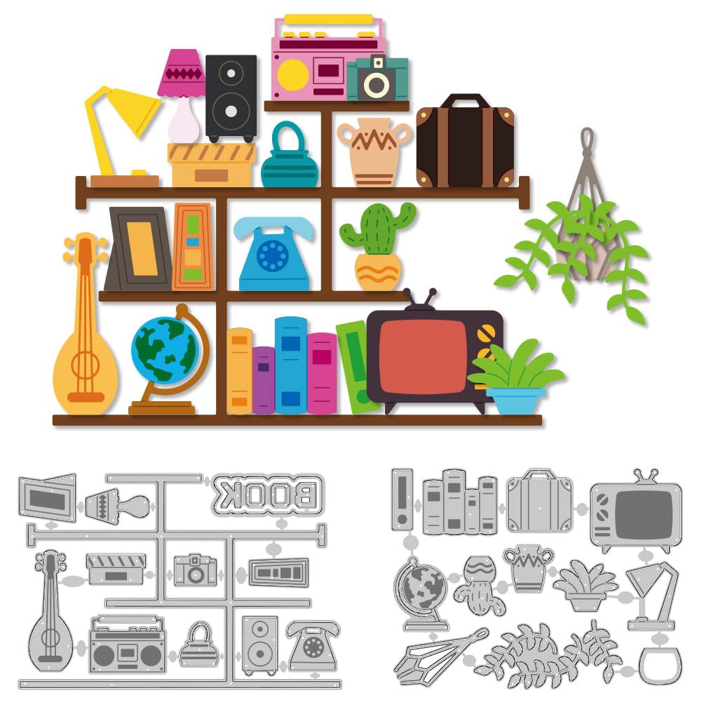 DELORIGIN Vintage Shelf Dies & Stencils - Carbon Steel Crafting Tool - Shelf Dies & Stencils