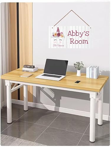 Miniatura 7 de Letreros personalizados con diseño de gato rosa y flores, letrero con nombre personalizado para habitación de niños y niñas, decoración de pared