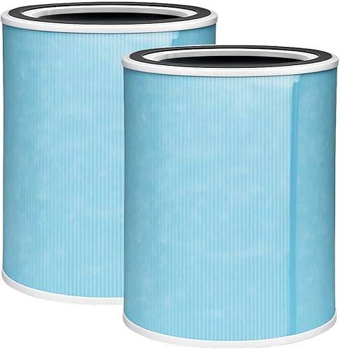 Nispira Filtro de carbón activado HEPA 4 en 1 para purificador de aire Purezone Turbo PEAIRCYL, 2 paquetes