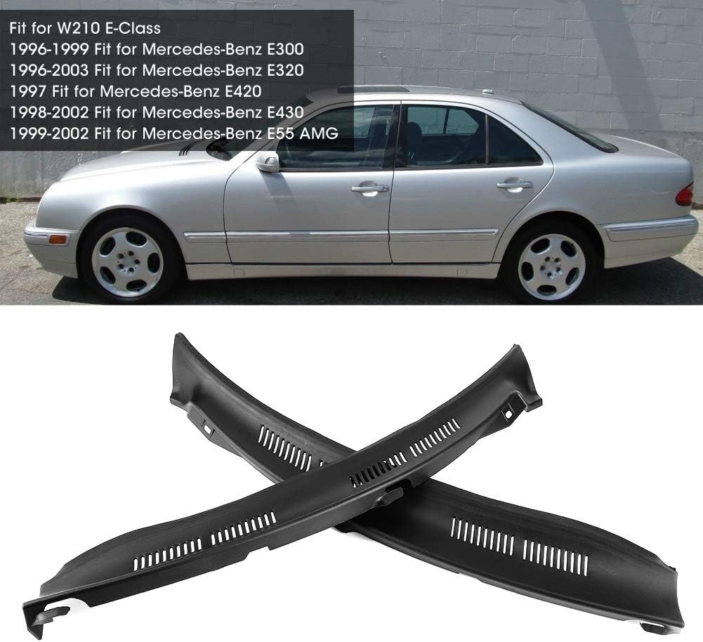 Yctze Wiper Cowl Screen, Wiper Cowl Screen Cover Fit for E-Class E300 E32 2108311058 2108310958 for 2108311058