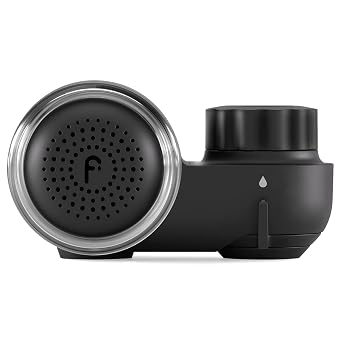 Filterbaby Skincare Filter 2.0, Bathroom Sink Filter Faucet | 99.9% Chlorine Removal 0.000001 mm Carbon Fiber, Clinically Tested, Skin Hydration in 2 Weeks Black