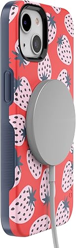 Vista 152 de Casely Funda para iPhone 13 Compatible con MagSafe Color Splash de medianoche Funda retro abstracta Color de medianoche Splash Abstracto