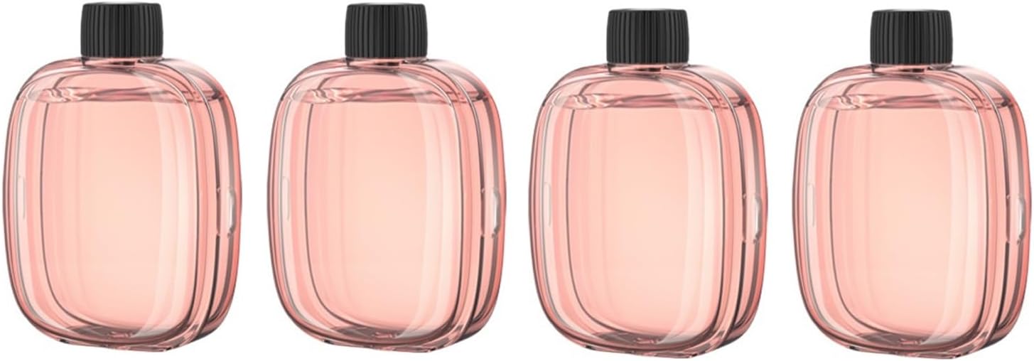 Intelligent Aromatherapy Diffuser Automatic Scent Sprayer, 4 Mode Rechargeable Ultrasonic Humidifier, Wall Mount Wireless Air Freshener for Bedroom, Large Room, Office (4pcs Gardenia)