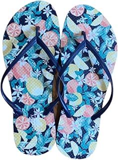 Women Beach Summer Casual Flip Flop Sandals (9 Fruit Print)