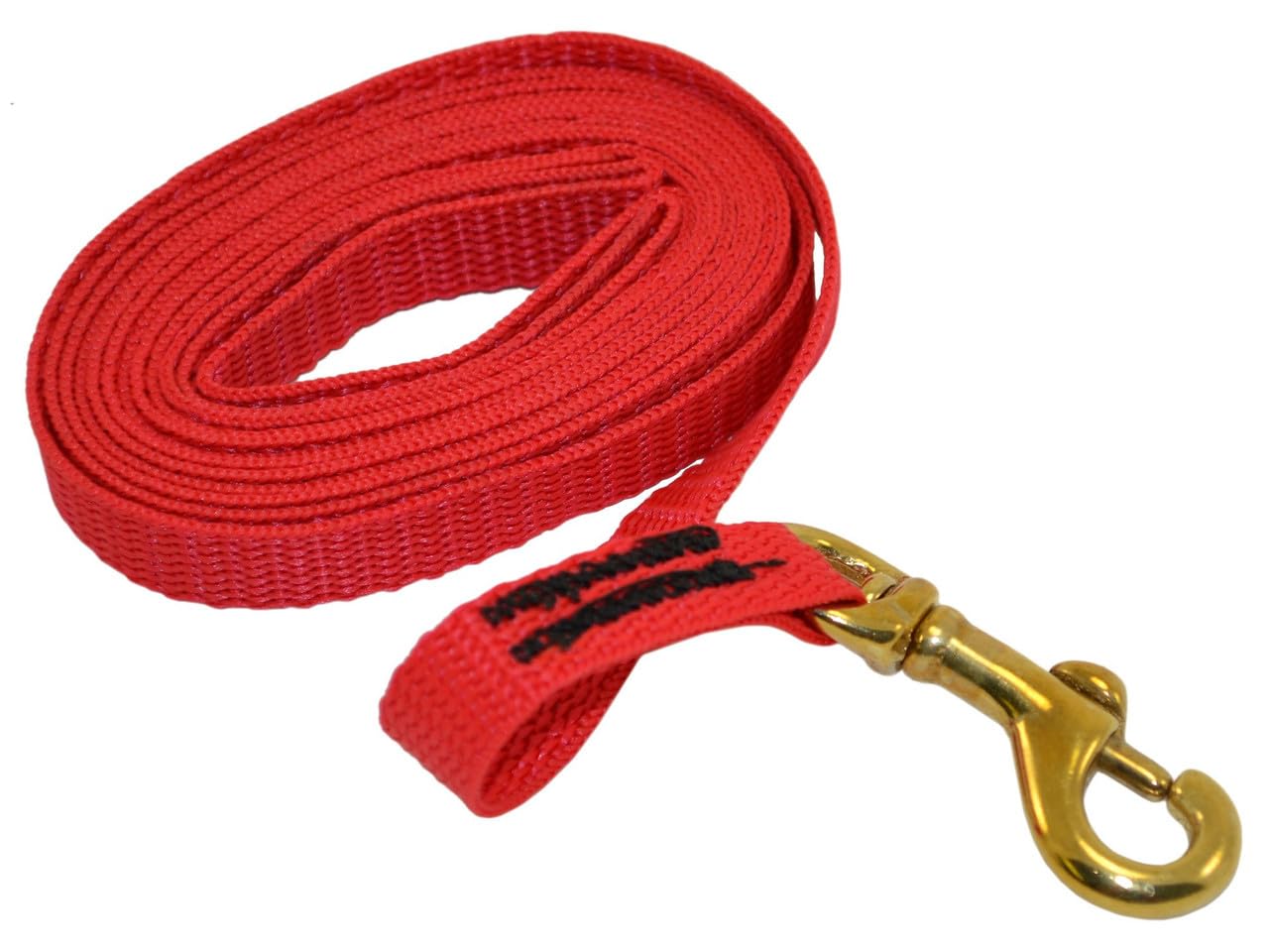 J&J Dog Supplies Nylon Long Line (Red, 30' x 1/2
