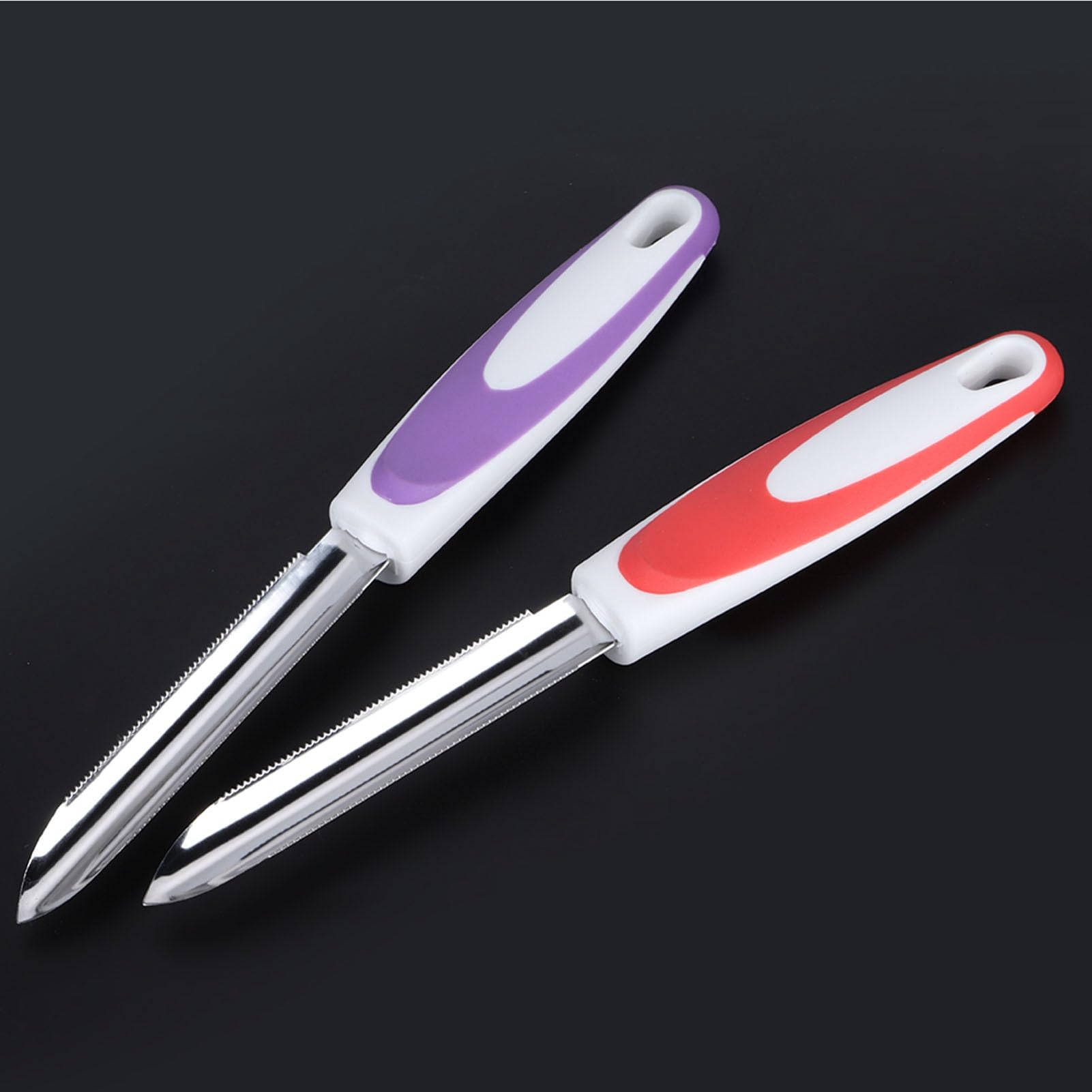 Semme Corer, Vegetable Corer, 2Pcs Stainless Steel Jalapeno Tool with Serrated and Anti Slid Handle, Core Remover Tool Fot Kitchen