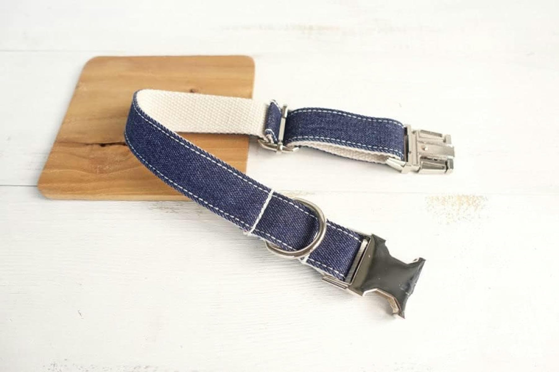 Halsband weiß Hundehalsband und Leine 5 Größen,Hundehalsband,M-Hundehalsband Leine Set-XL