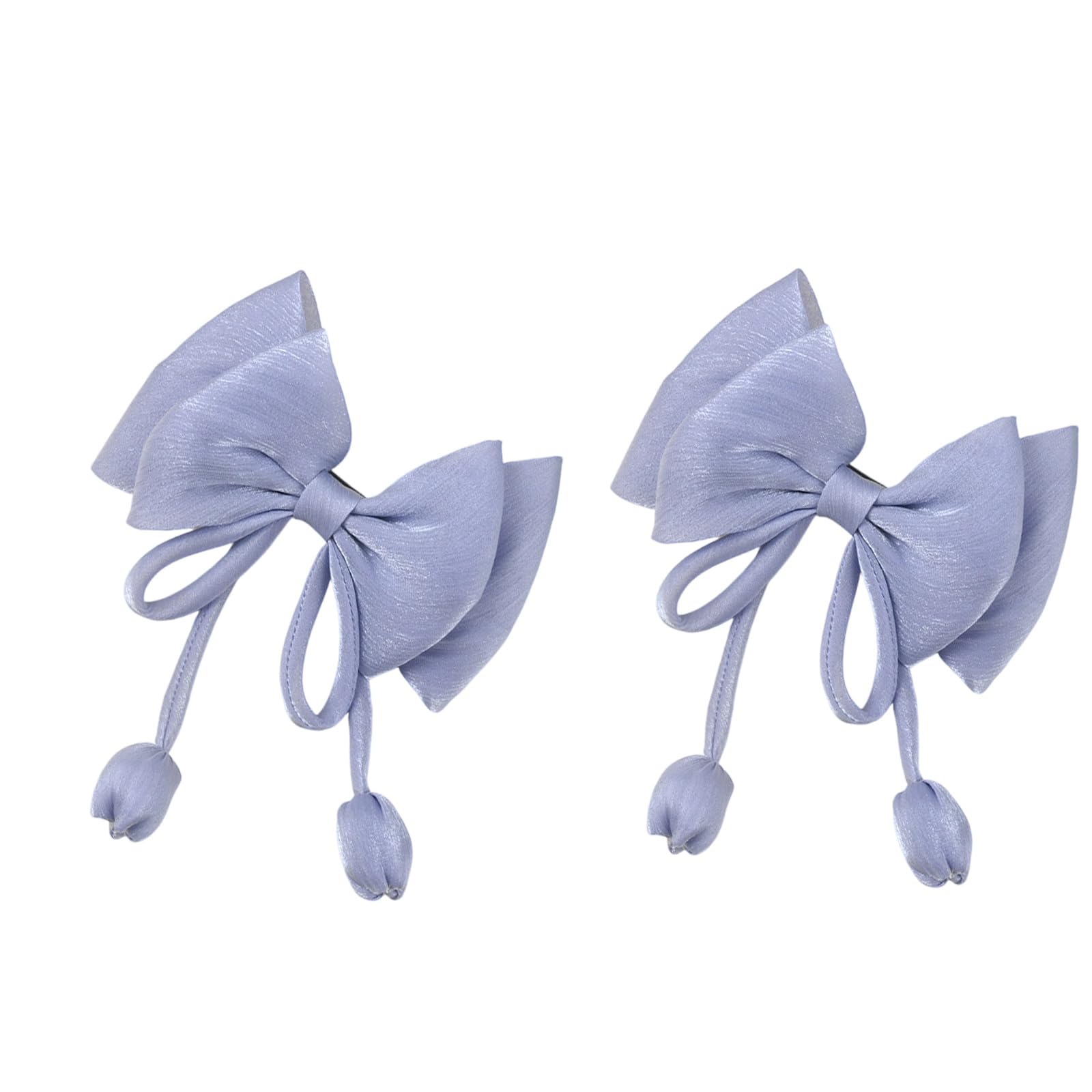 Zxfdsfdbnm 2Pcs Curtain Tieback Sweet Bows Window Curtain Bind Holdback Buckles Clips Drapery Holders Decorative Curtains Holdbacks Tiebacks for Drapes