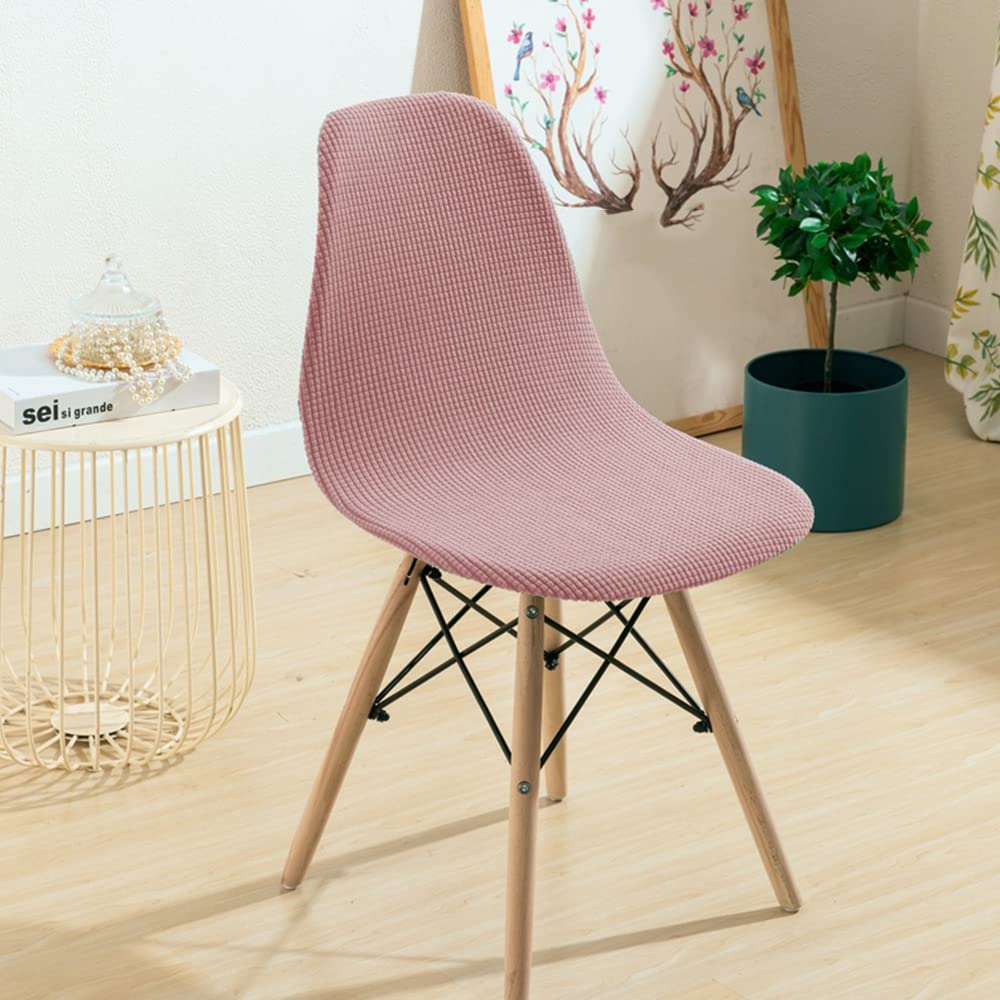 Bestenrose Water Resistant Shell Dining Chair Cover Jacquard Stretch Armless Chair Slipcovers Removable Washable Seat Cover for Kitchen Banquet Home Hotel Side Chairs Slipcover (set of 4 - Image 4