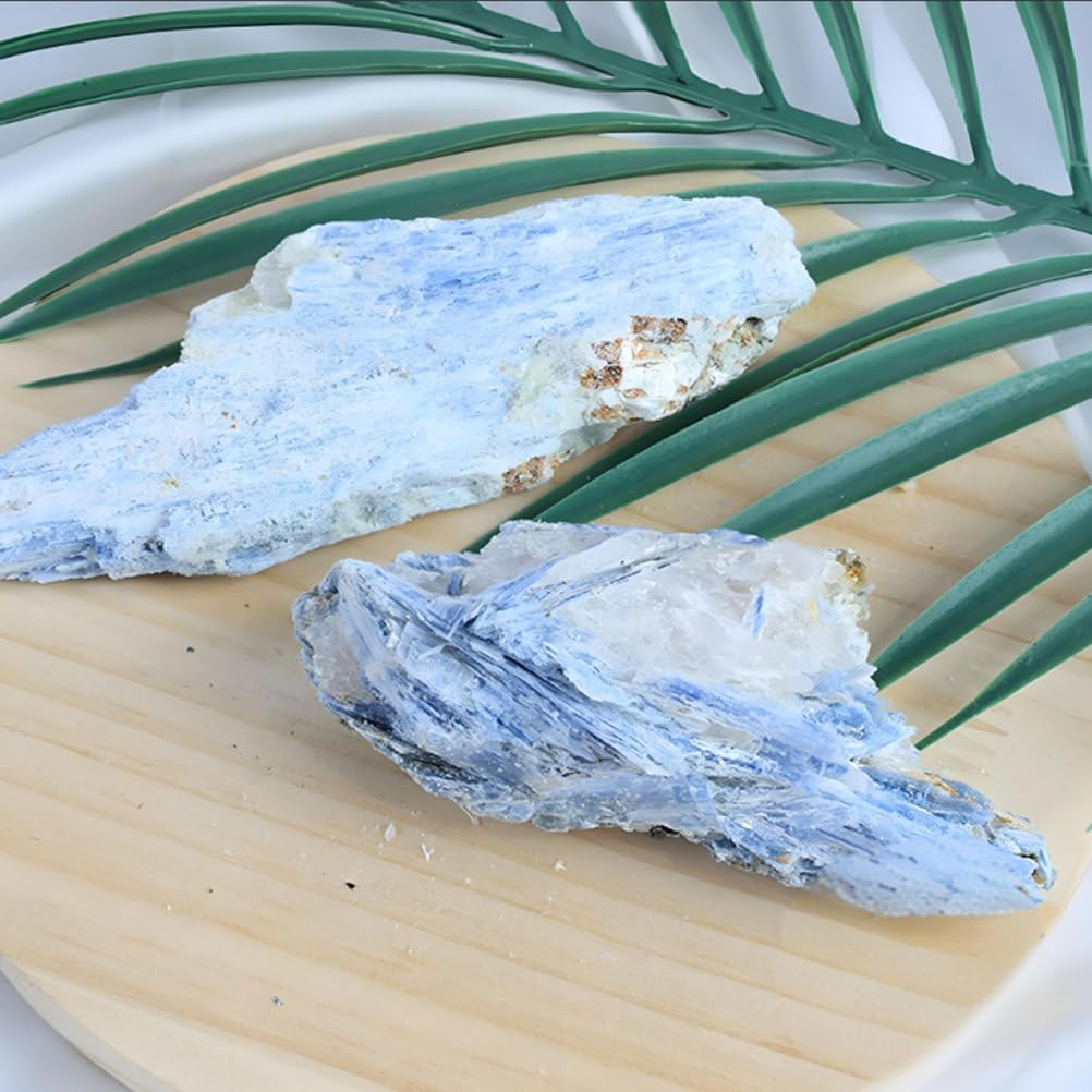 Raw Blue Kyanite Rough Crystal Irregular Home Decoration Gemstone Fountain Garden Home Decor,180~250g