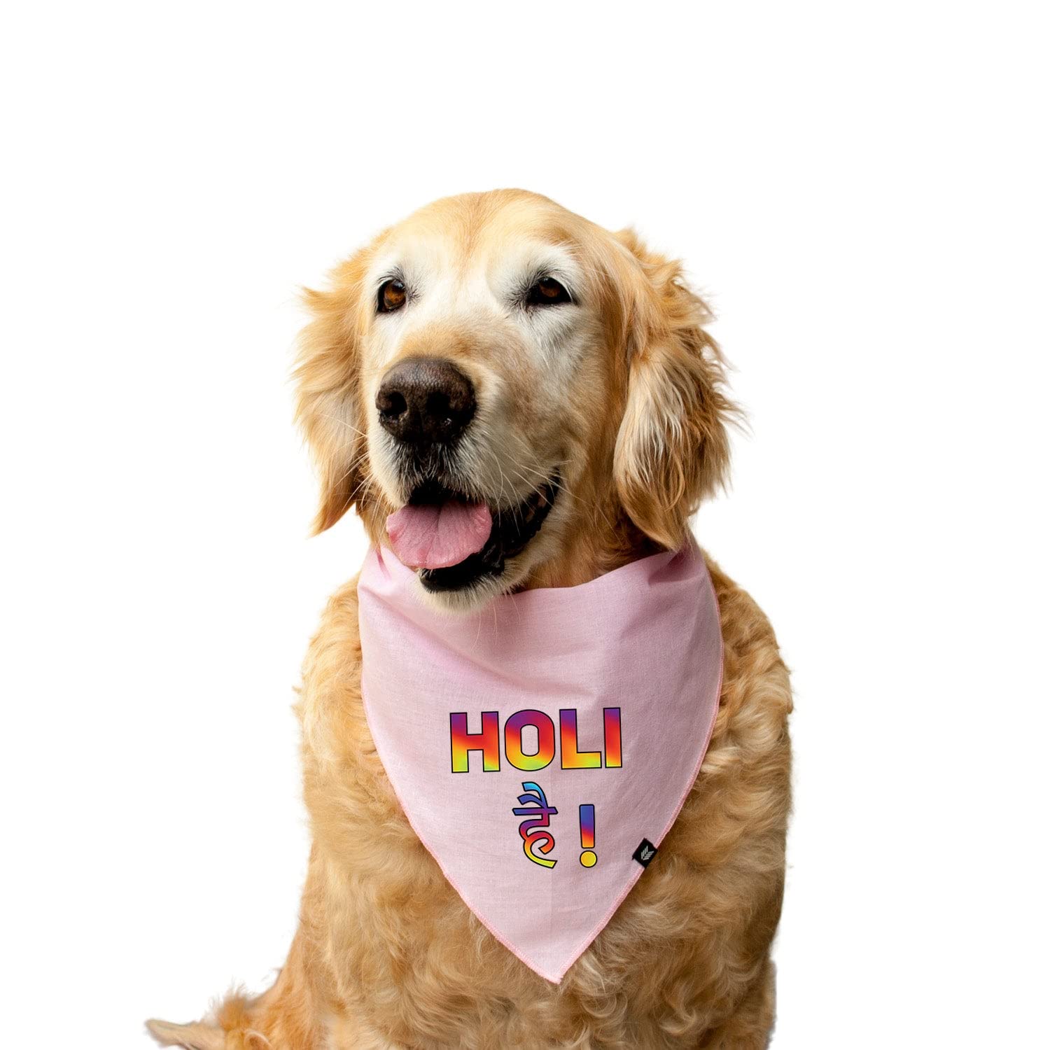 Ruse Holi Hai Printed Knotty Dog Bandana Dress up Your Dog for Holi Festival(Pink/Small) (B0BW11P3YC) Amazon Price History, Amazon Price Tracker