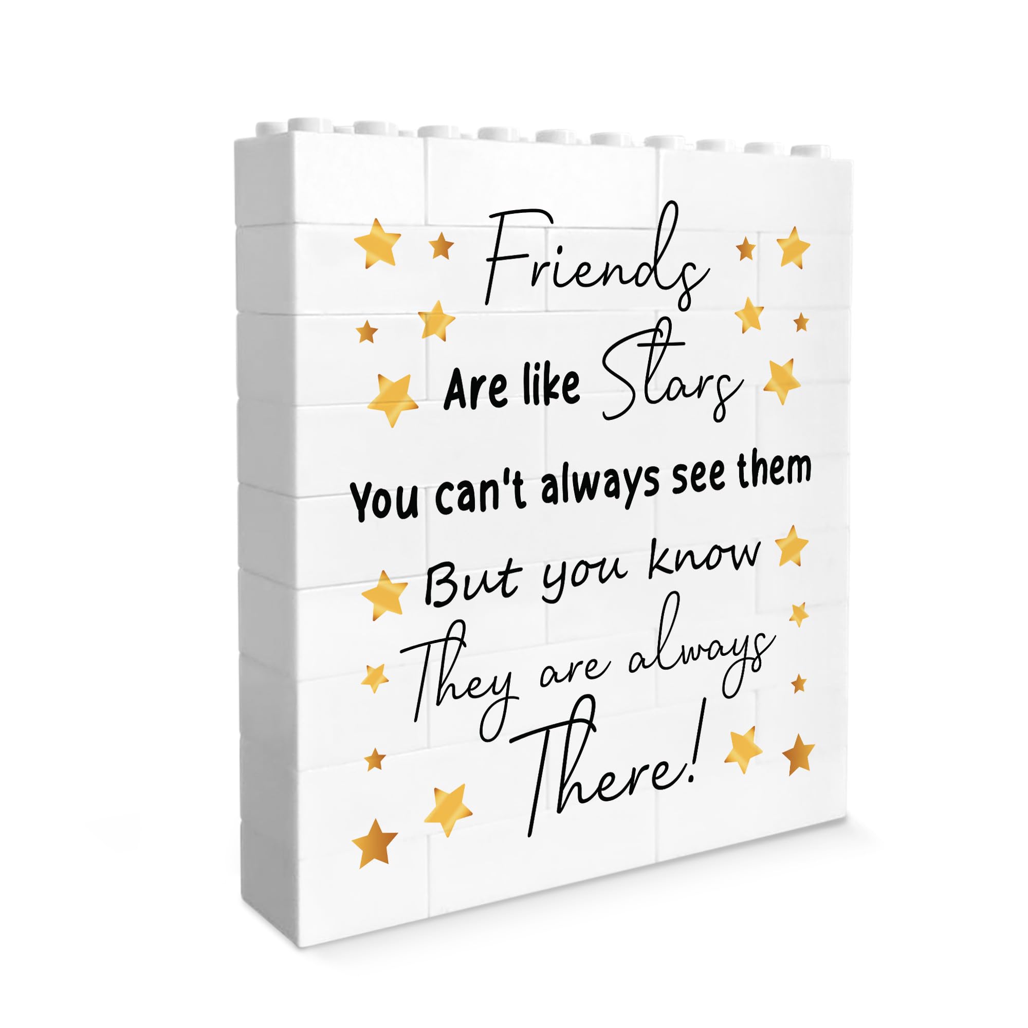 Red Ocean For Best Friend, Building Block Friendship For Birthday Christmas, Friend, Puzzle, BESTIE BFF, Keepsake Her, Friendship