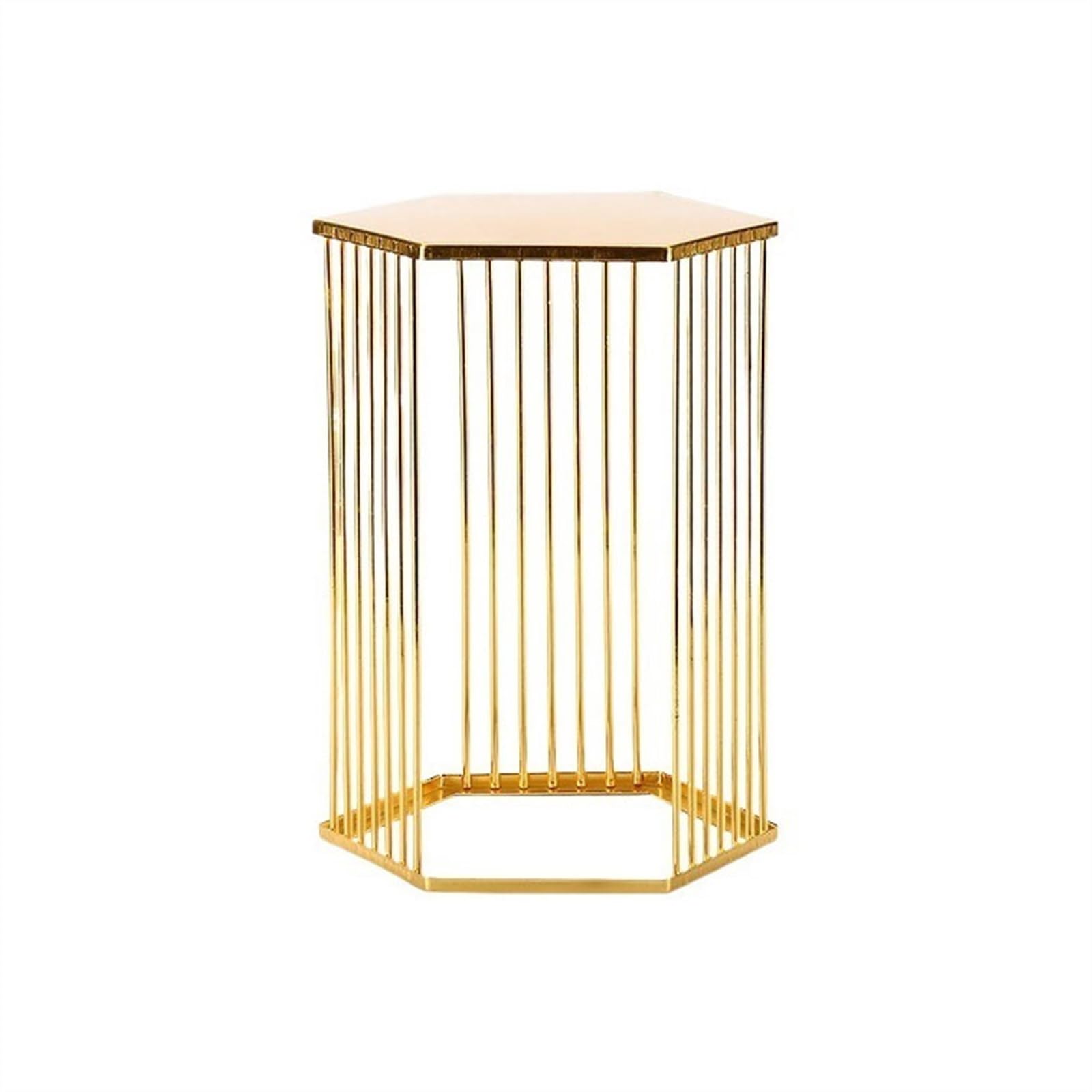 Bx9rE7tK3g Cake Stand Simple Hexagonal Cake Rack Afternoon Tea Dim Sum Iron High Leg Dessert Table Cake Display Stand(Large)