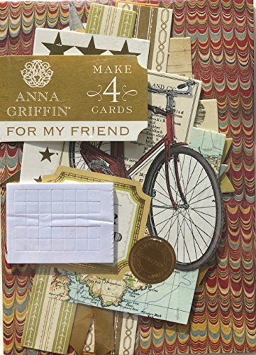 Anna Griffin Card Kit | For My Friend | Masculine Vintage (SB716) | Makes 4