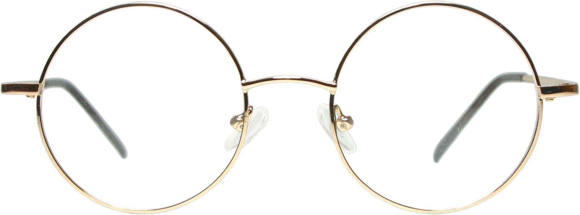 Metal Round Readers - Reading eyeglasses (unisex) Black, Gold, Silver or Grey