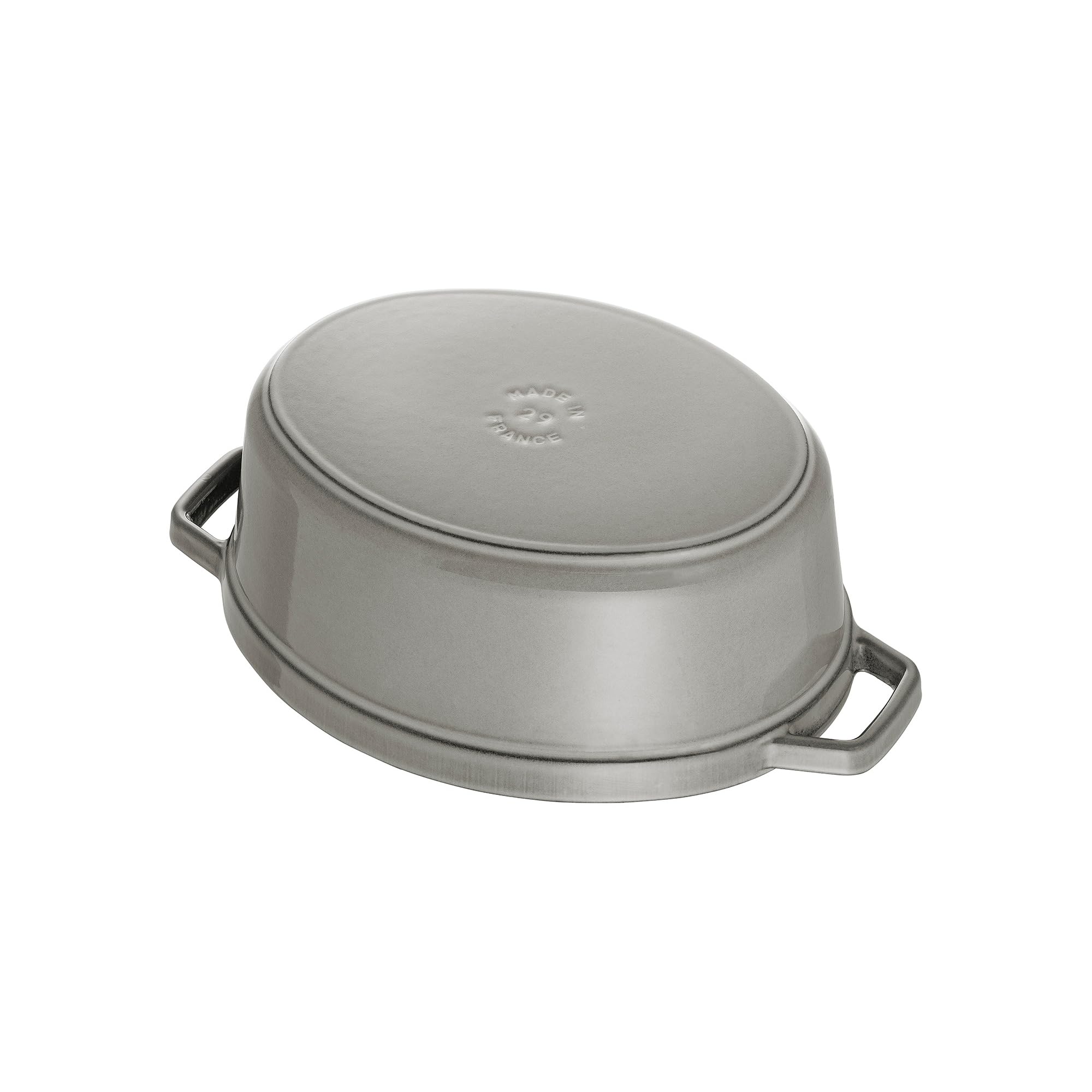 Amazon.com: Staub Cast Iron 1-qt Oval Cocotte - Graphite Grey