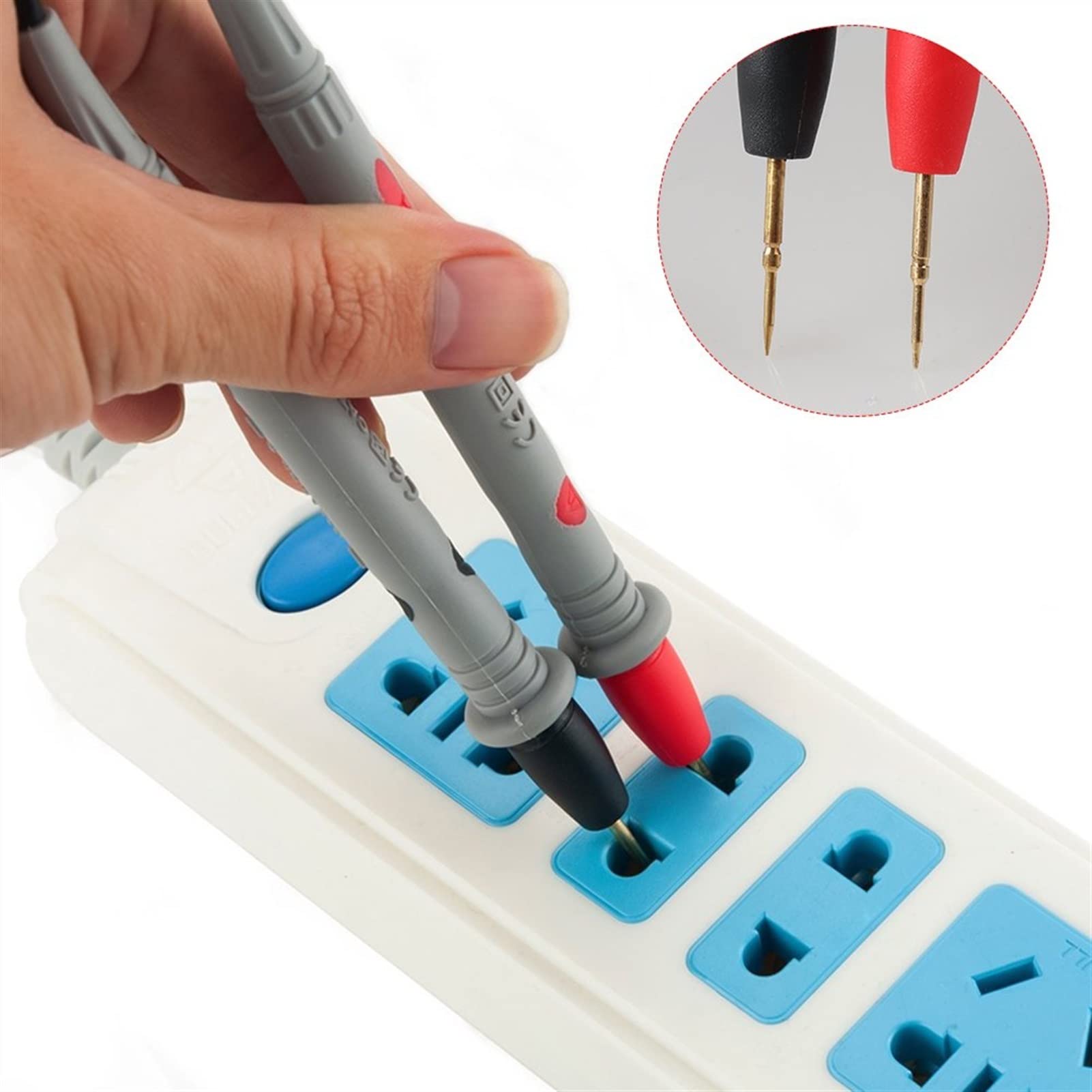 Multimeter Penlood, Multimeter Testaccessoires Penpunt Lood Probes Stekkerset Industrieel Precieze detectiegereedschap Pvc Messing Silicium