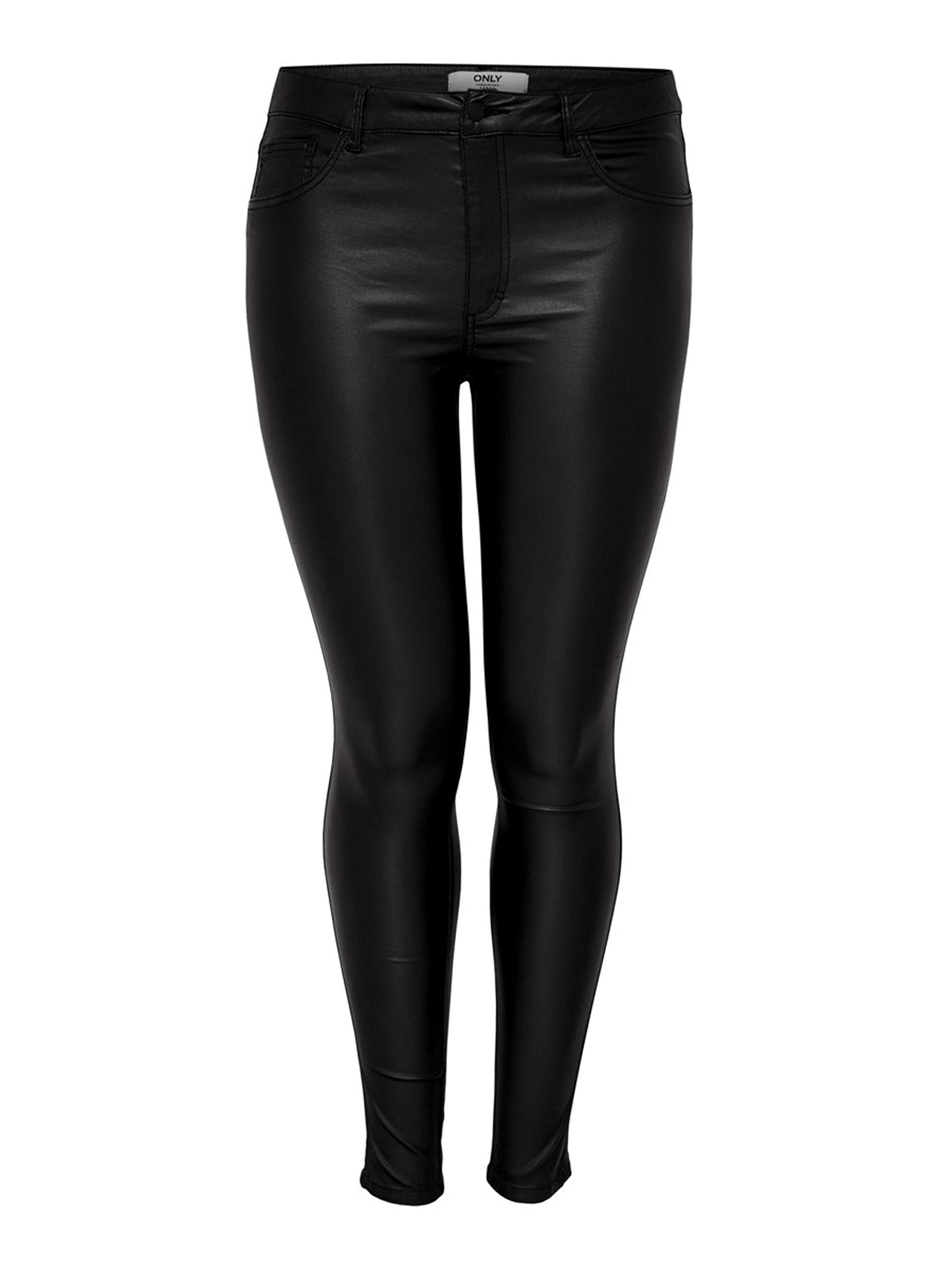 ONLY Carmakoma Damen Skinny Jeans Carpunk Reg Sk Coated Pants