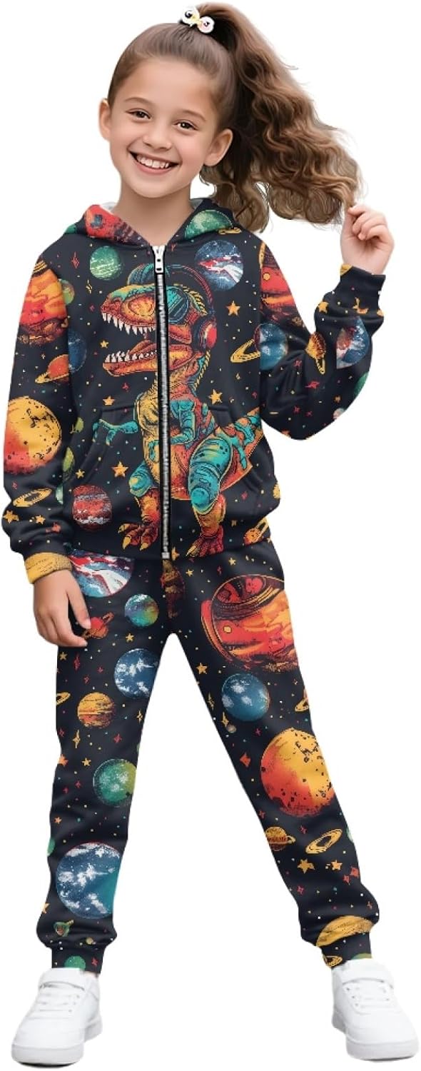 HUIACONG Children Tracksuits for Kids Sweatsuits for Girls Boys Sweat Set