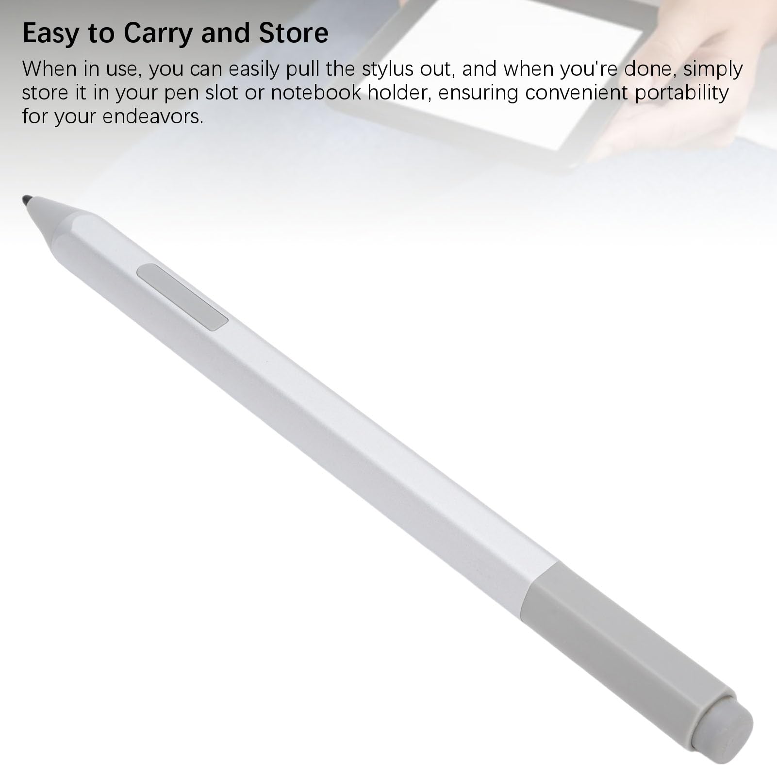 Lápiz Lápida, Pluma Digital de Tableta con 4096 Niveles de Presión Ajuste Magnético Rechazo de Palma de Rechazo para la Superficie Pro 8 7 X Laptop de Libros